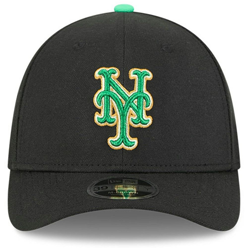 New York Mets 2026 St. Patrick's Day 39THIRTY Flex Hat Black | New Era