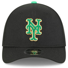 New York Mets 2026 St. Patrick's Day 39THIRTY Flex Hat Black | New Era