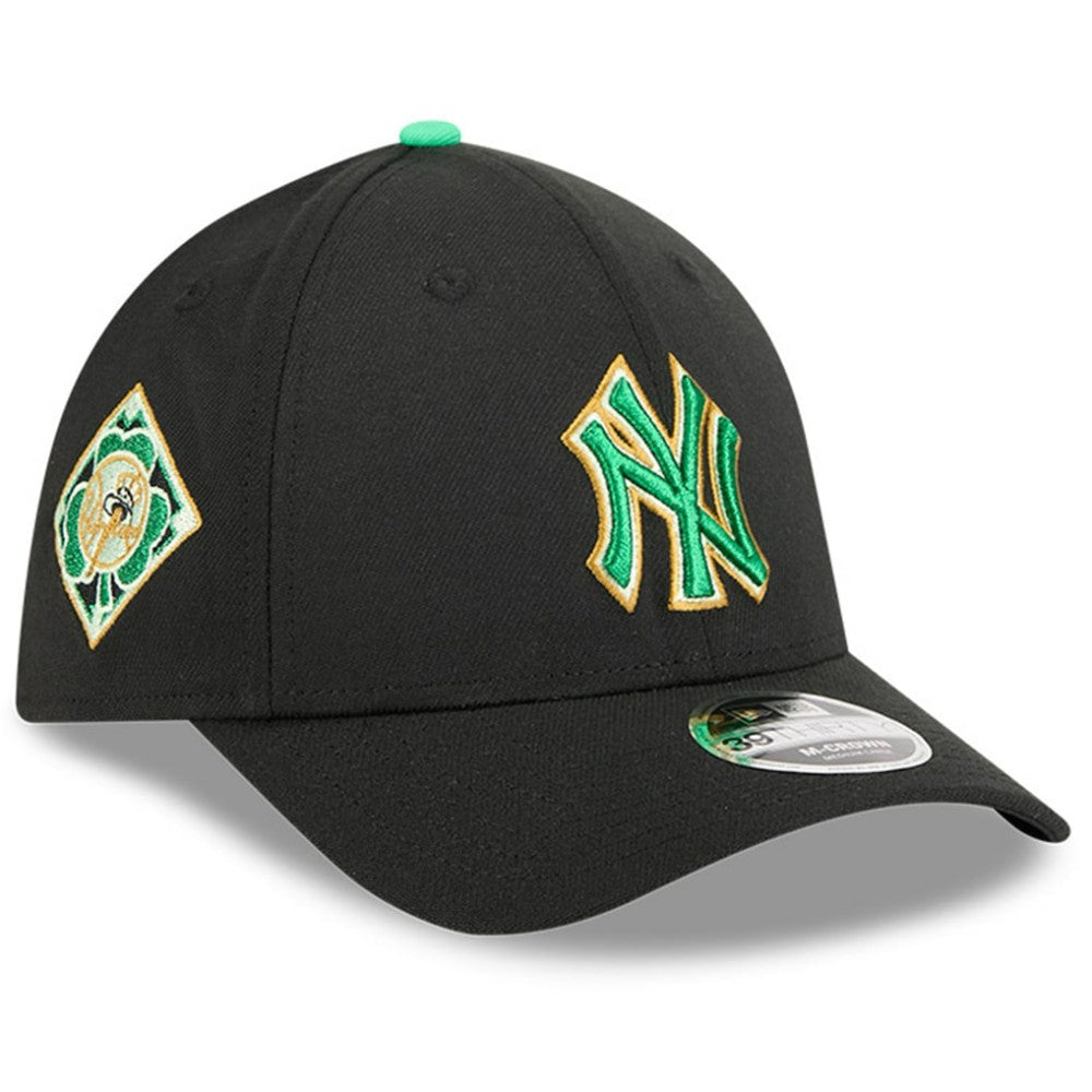 New York Yankees 2026 St. Patrick's Day 39THIRTY Flex Hat Black | New Era