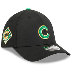 Chicago Cubs 2026 St. Patrick's Day 39THIRTY Flex Hat Black | New Era