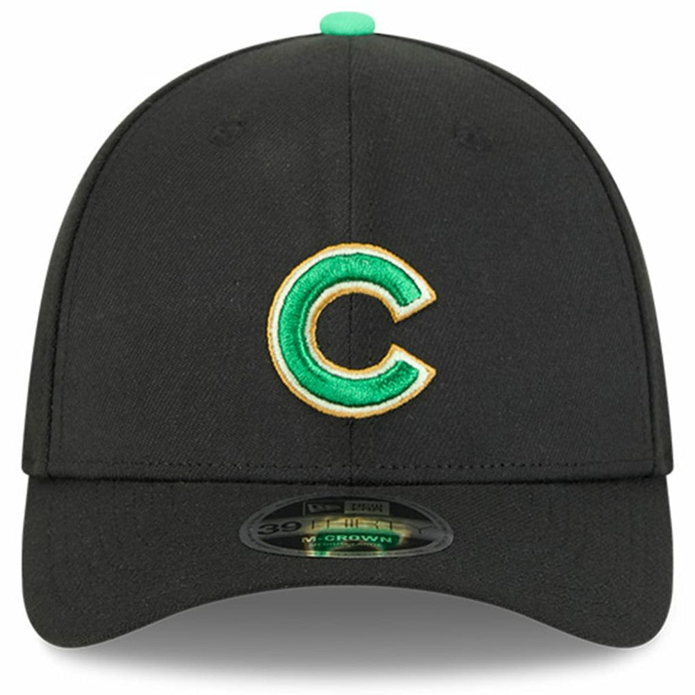 Chicago Cubs 2026 St. Patrick's Day 39THIRTY Flex Hat Black | New Era