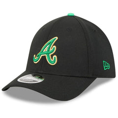 Atlanta Braves 2026 St. Patrick's Day 39THIRTY Flex Hat Black | New Era