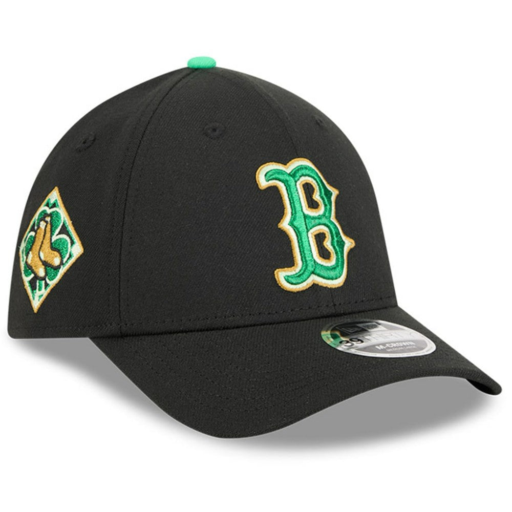 Boston Red Sox 2026 St. Patrick's Day 39THIRTY Flex Hat Black | New Era