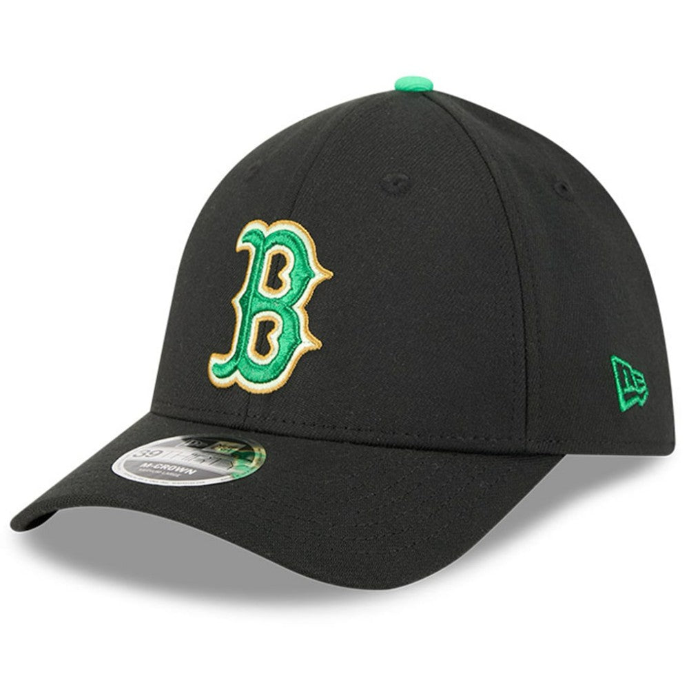 Boston Red Sox 2026 St. Patrick's Day 39THIRTY Flex Hat Black | New Era