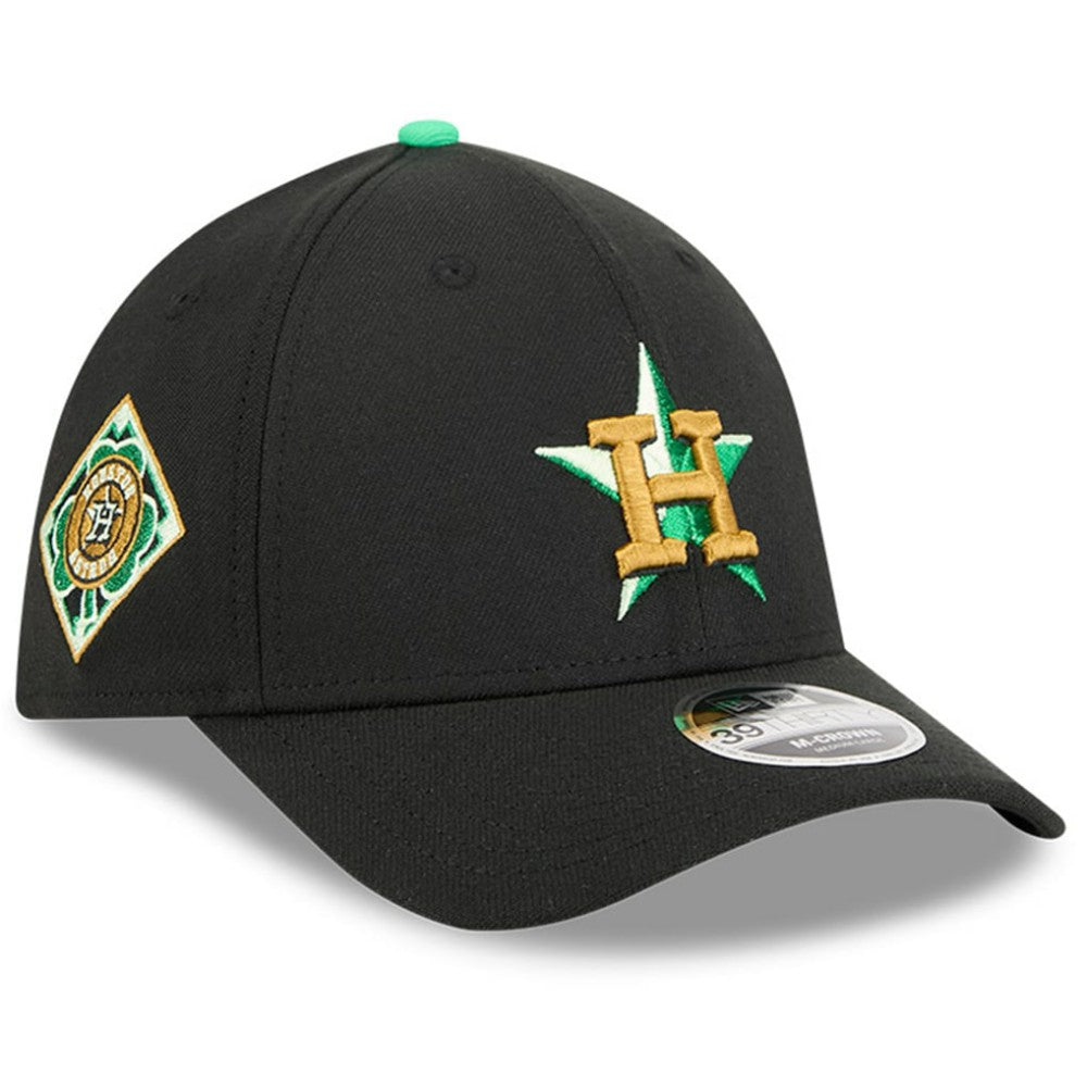 Houston Astros 2026 St. Patrick's Day 39THIRTY Flex Hat Black | New Era