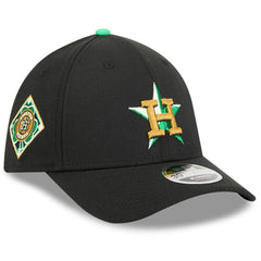 Houston Astros 2026 St. Patrick's Day 39THIRTY Flex Hat Black | New Era