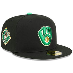 Milwaukee Brewers 2026 St. Patrick's Day 59FIFTY Fitted Hat Black | New Era