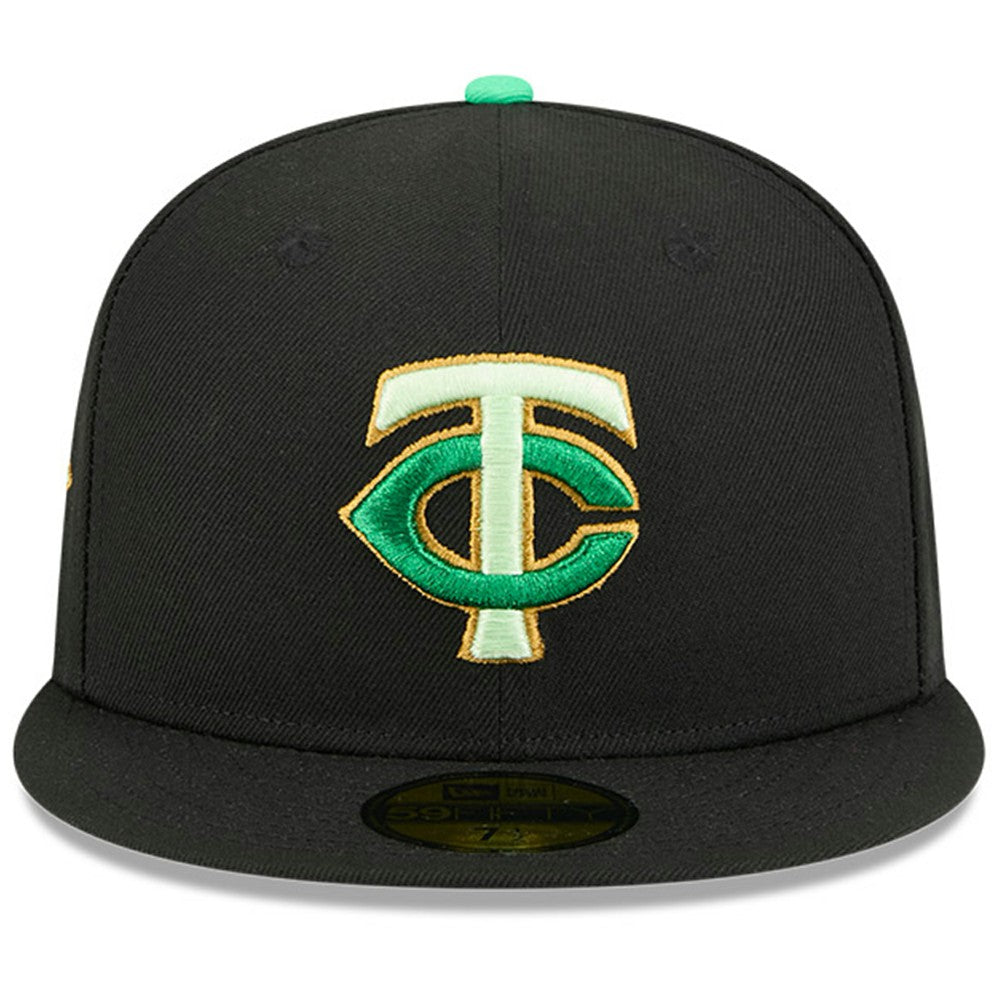 Minnesota Twins 2026 St. Patrick's Day 59FIFTY Fitted Hat Black | New Era
