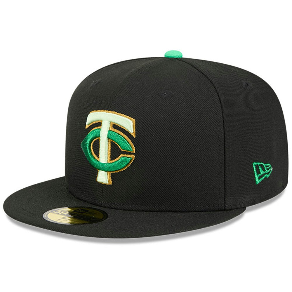 Minnesota Twins 2026 St. Patrick's Day 59FIFTY Fitted Hat Black | New Era