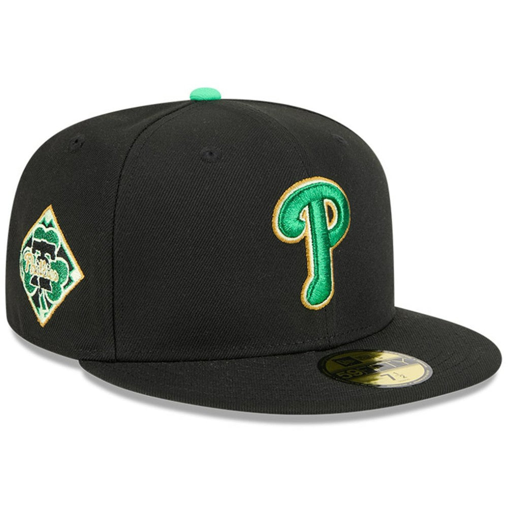 Philadelphia Phillies 2026 St. Patrick's Day 59FIFTY Fitted Hat Black | New Era