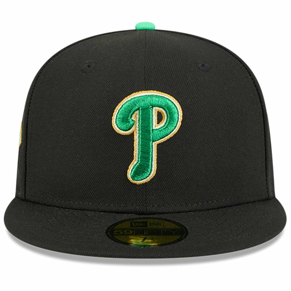 Philadelphia Phillies 2026 St. Patrick's Day 59FIFTY Fitted Hat Black | New Era