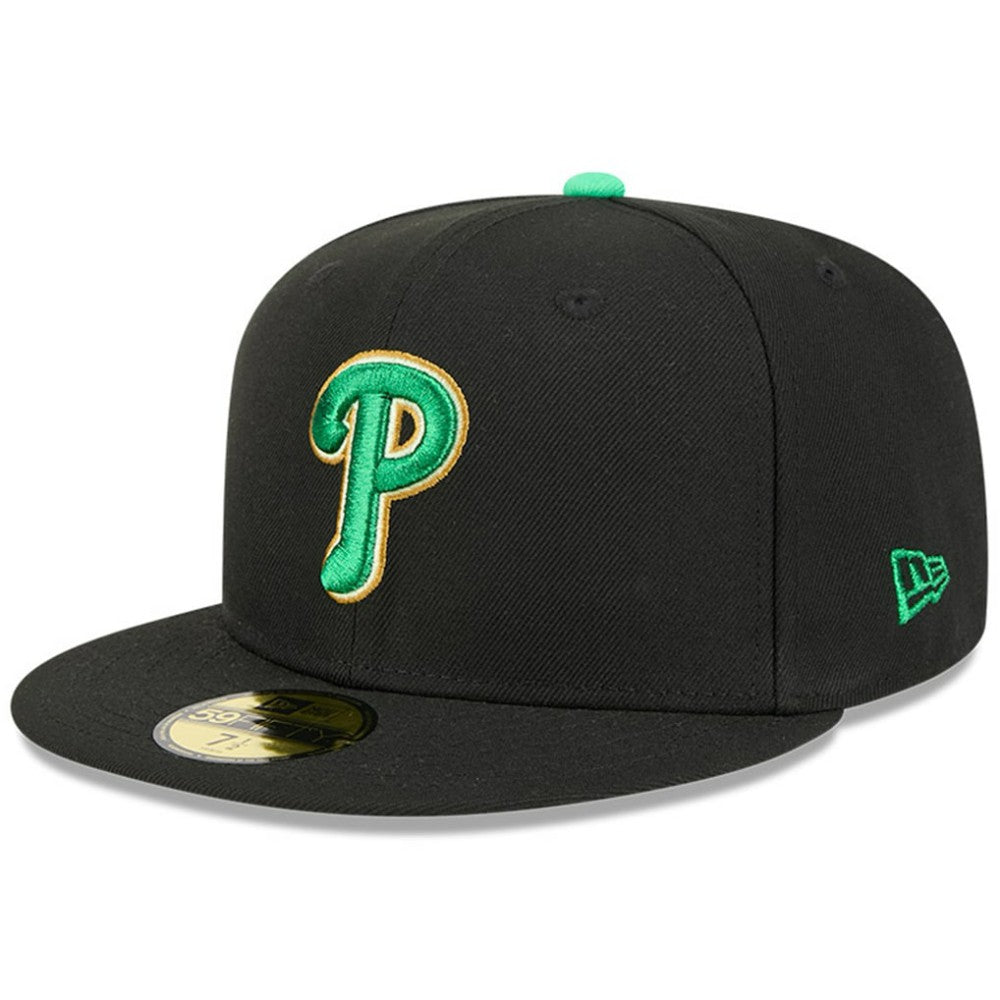 Philadelphia Phillies 2026 St. Patrick's Day 59FIFTY Fitted Hat Black | New Era