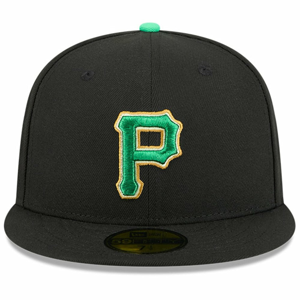 Pittsburgh Pirates 2026 St. Patrick's Day 59FIFTY Fitted Hat Black | New Era