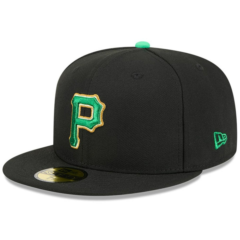Pittsburgh Pirates 2026 St. Patrick's Day 59FIFTY Fitted Hat Black | New Era