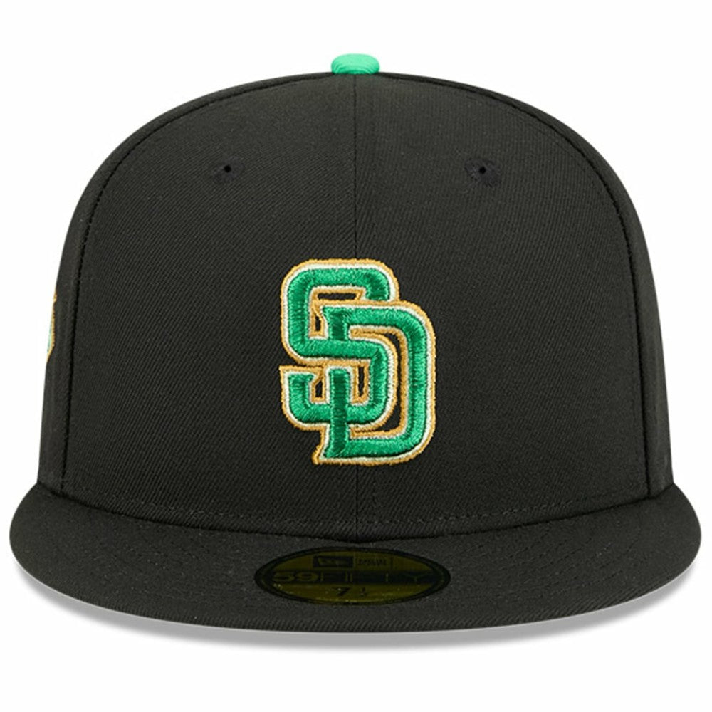 San Diego Padres 2026 St. Patrick's Day 59FIFTY Fitted Hat Black | New Era