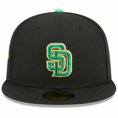 San Diego Padres 2026 St. Patrick's Day 59FIFTY Fitted Hat Black | New Era