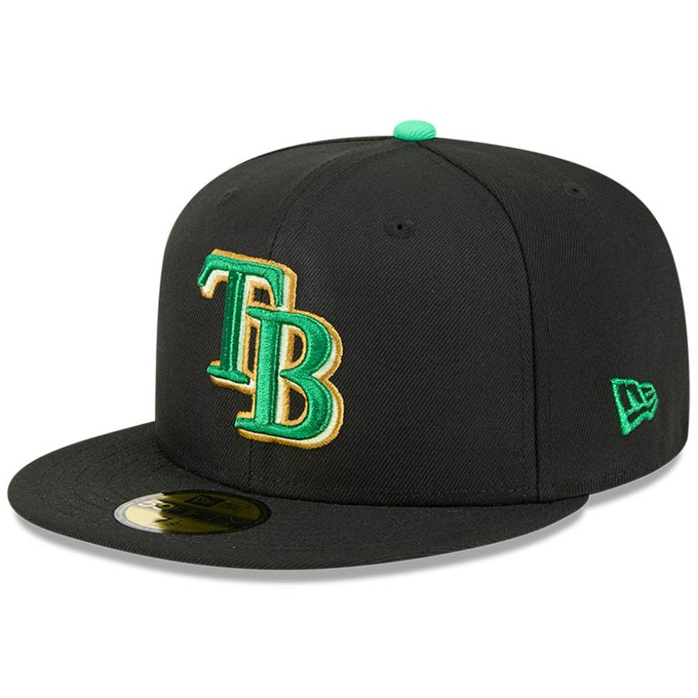 Tampa Bay Rays 2026 St. Patrick's Day 59FIFTY Fitted Hat Black | New Era