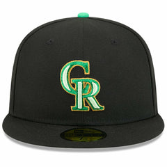 Colorado Rockies 2026 St. Patrick's Day 59FIFTY Fitted Hat Black | New Era