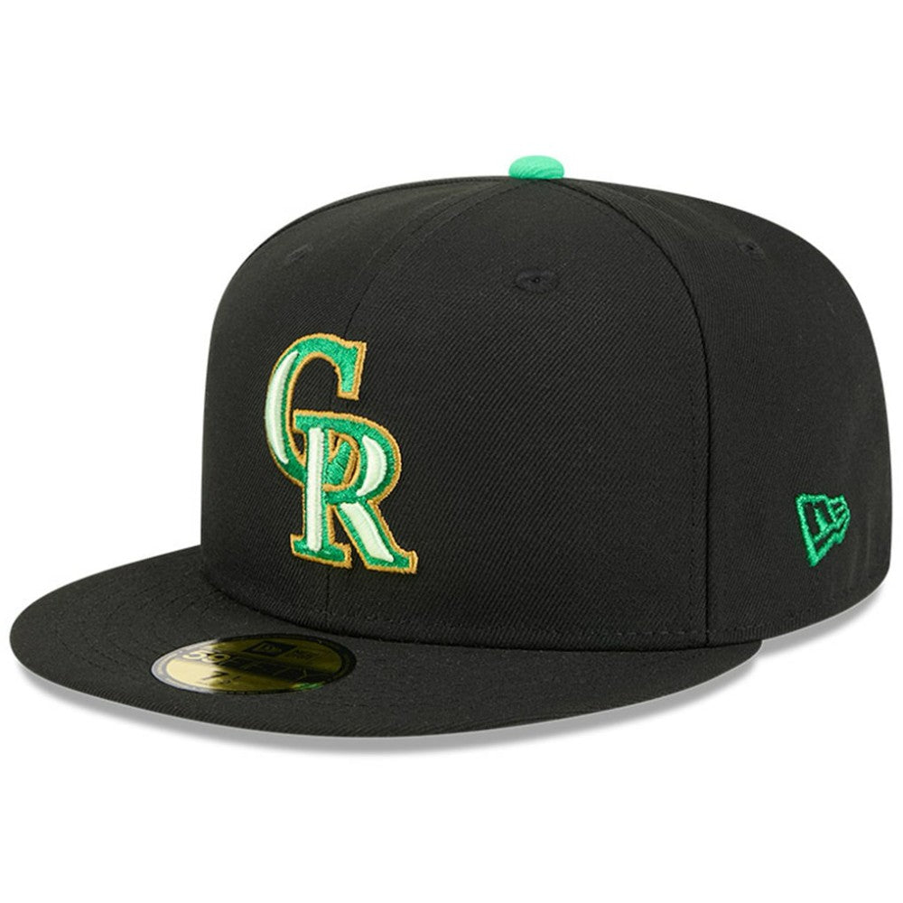 Colorado Rockies 2026 St. Patrick's Day 59FIFTY Fitted Hat Black | New Era