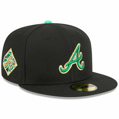 Atlanta Braves 2026 St. Patrick's Day 59FIFTY Fitted Hat Black | New Era