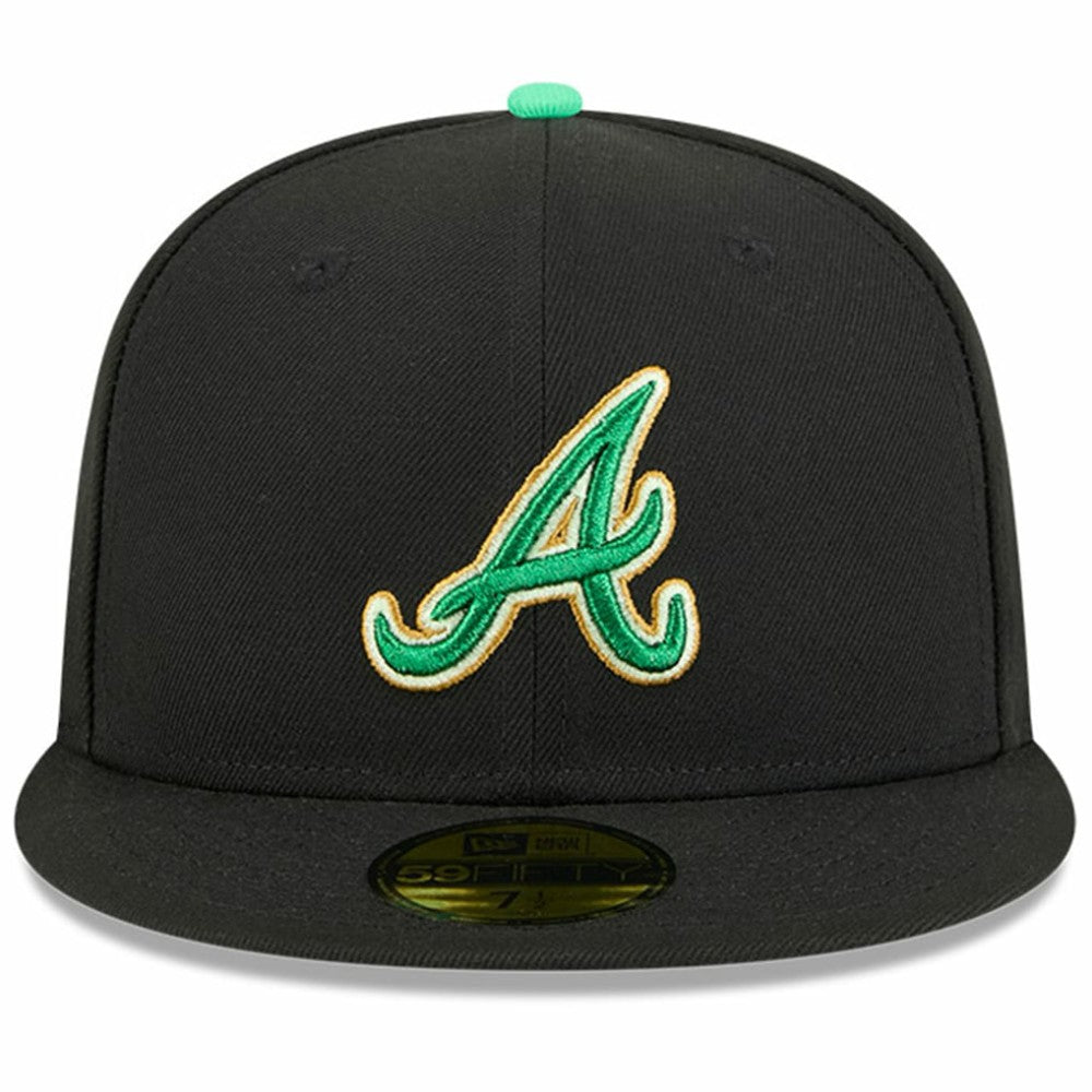 Atlanta Braves 2026 St. Patrick's Day 59FIFTY Fitted Hat Black | New Era