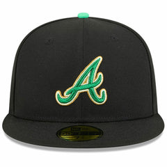 Atlanta Braves 2026 St. Patrick's Day 59FIFTY Fitted Hat Black | New Era