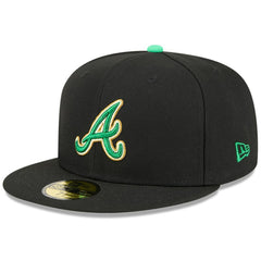 Atlanta Braves 2026 St. Patrick's Day 59FIFTY Fitted Hat Black | New Era
