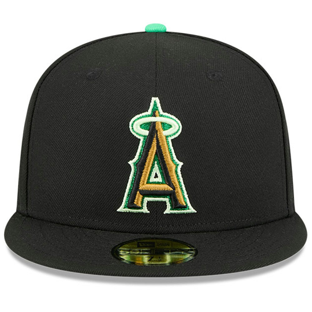 Los Angeles Angels 2026 St. Patrick's Day 59FIFTY Fitted Hat Black | New Era