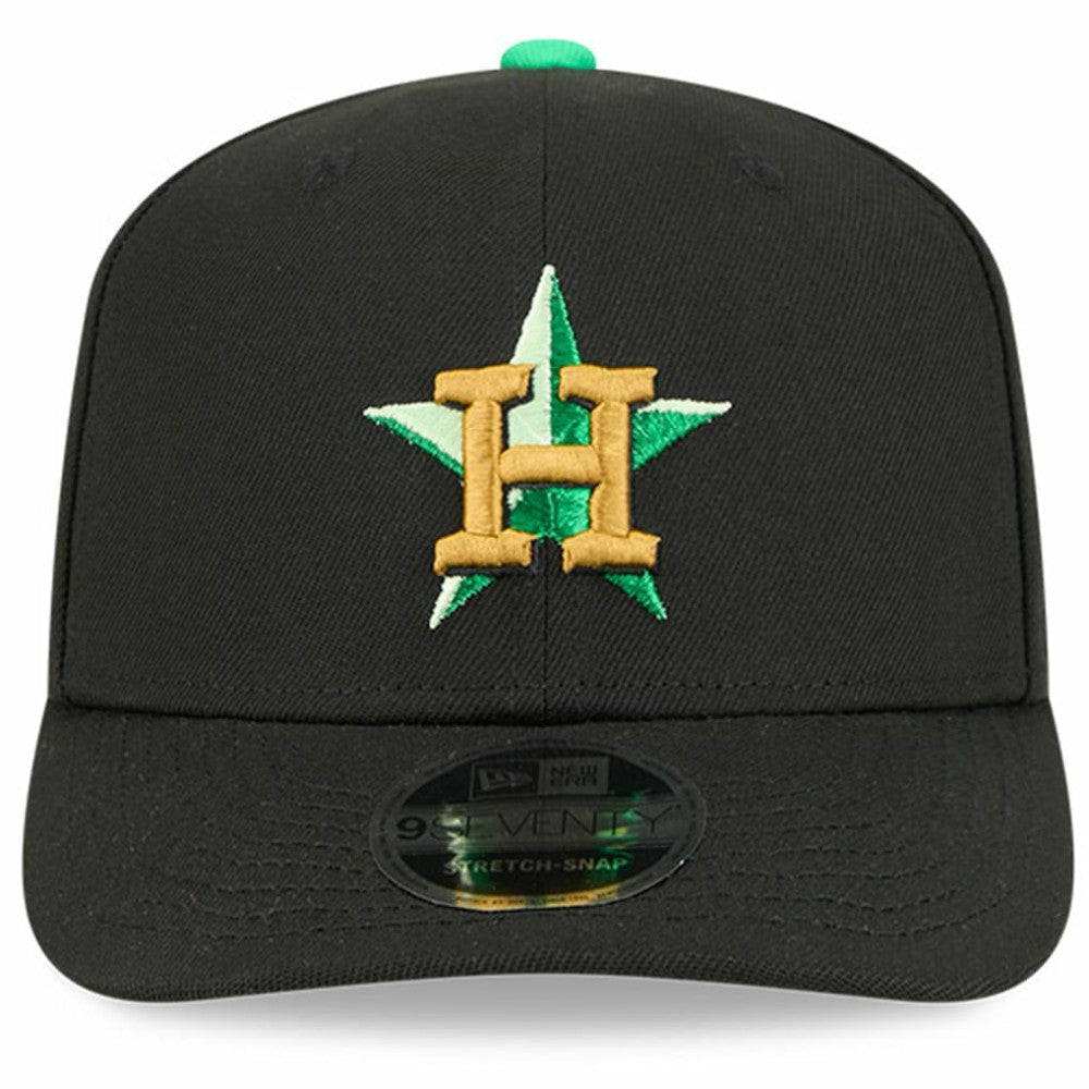 Houston Astros 2026 St. Patrick's Day 9SEVENTY Adjustable Hat Black | New Era