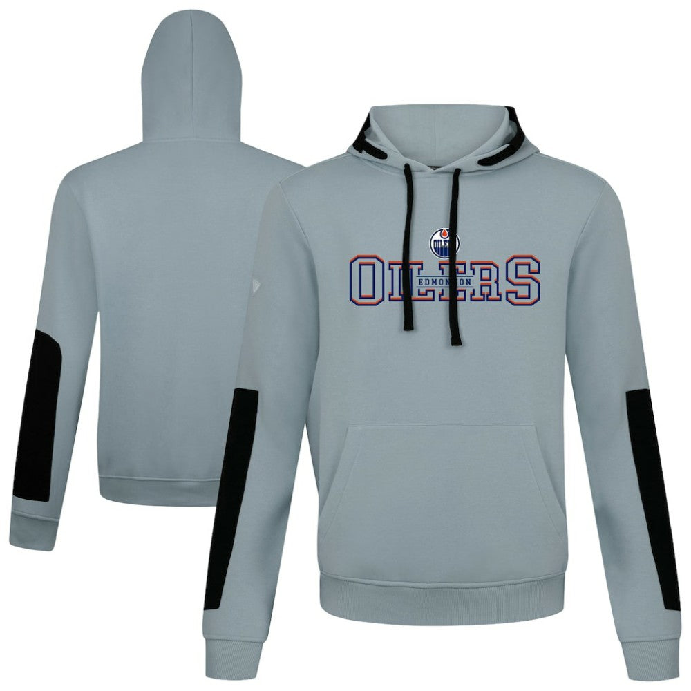 Edmonton Oilers Levelwear Bombay Journey Pullover Hoodie Gray