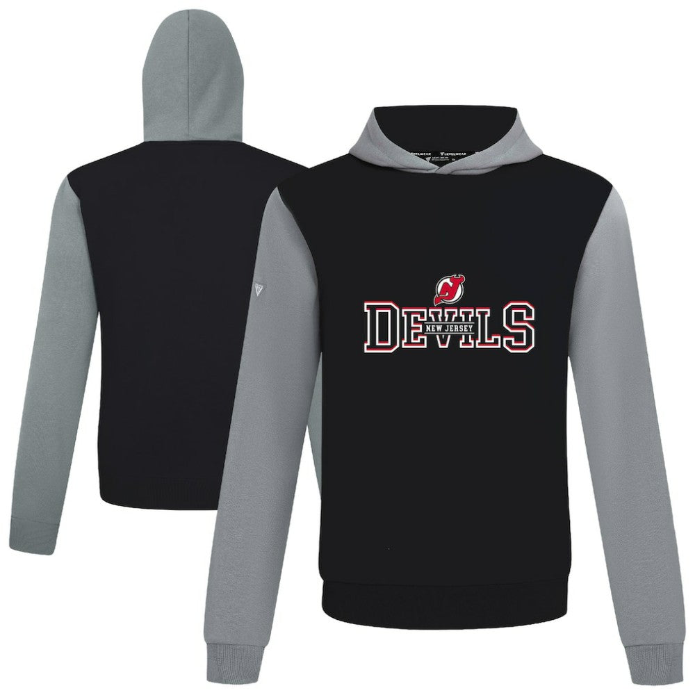 New Jersey Devils Levelwear Ultimate Journey Pullover Hoodie Black/Gray