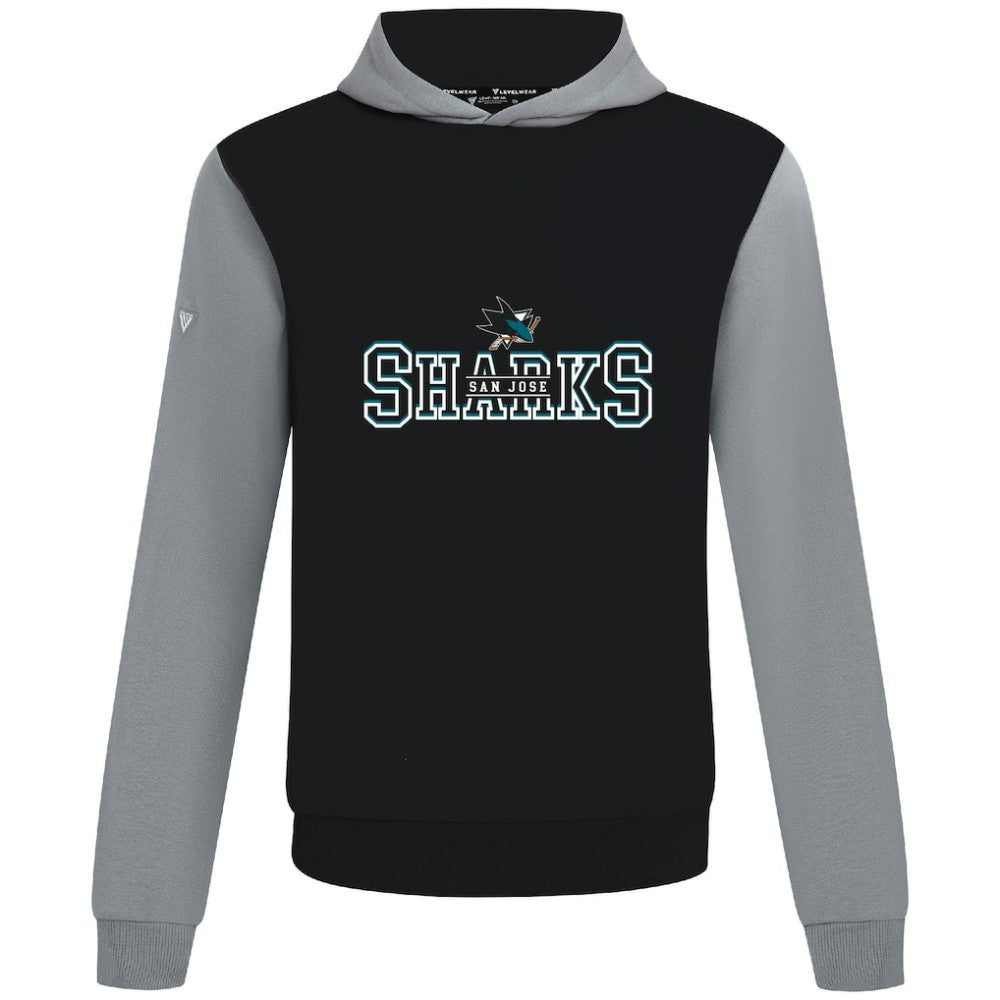 San Jose Sharks Levelwear Ultimate Journey Pullover Hoodie Black/Gray