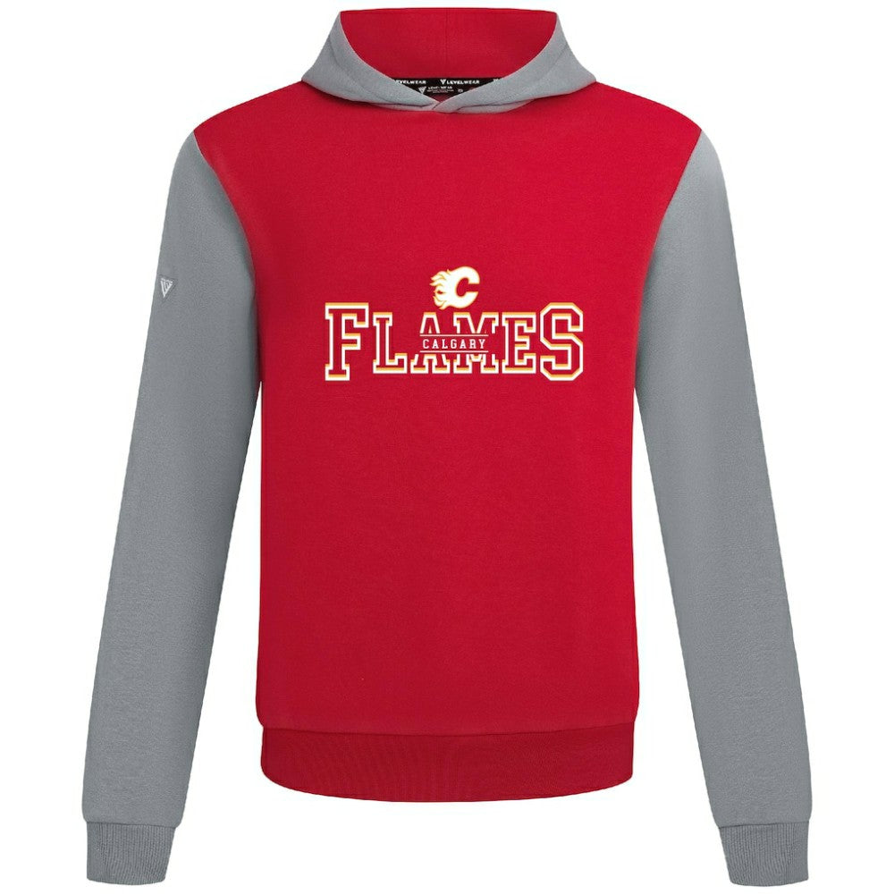 Calgary Flames Levelwear Ultimate Journey Pullover Hoodie Red/Gray