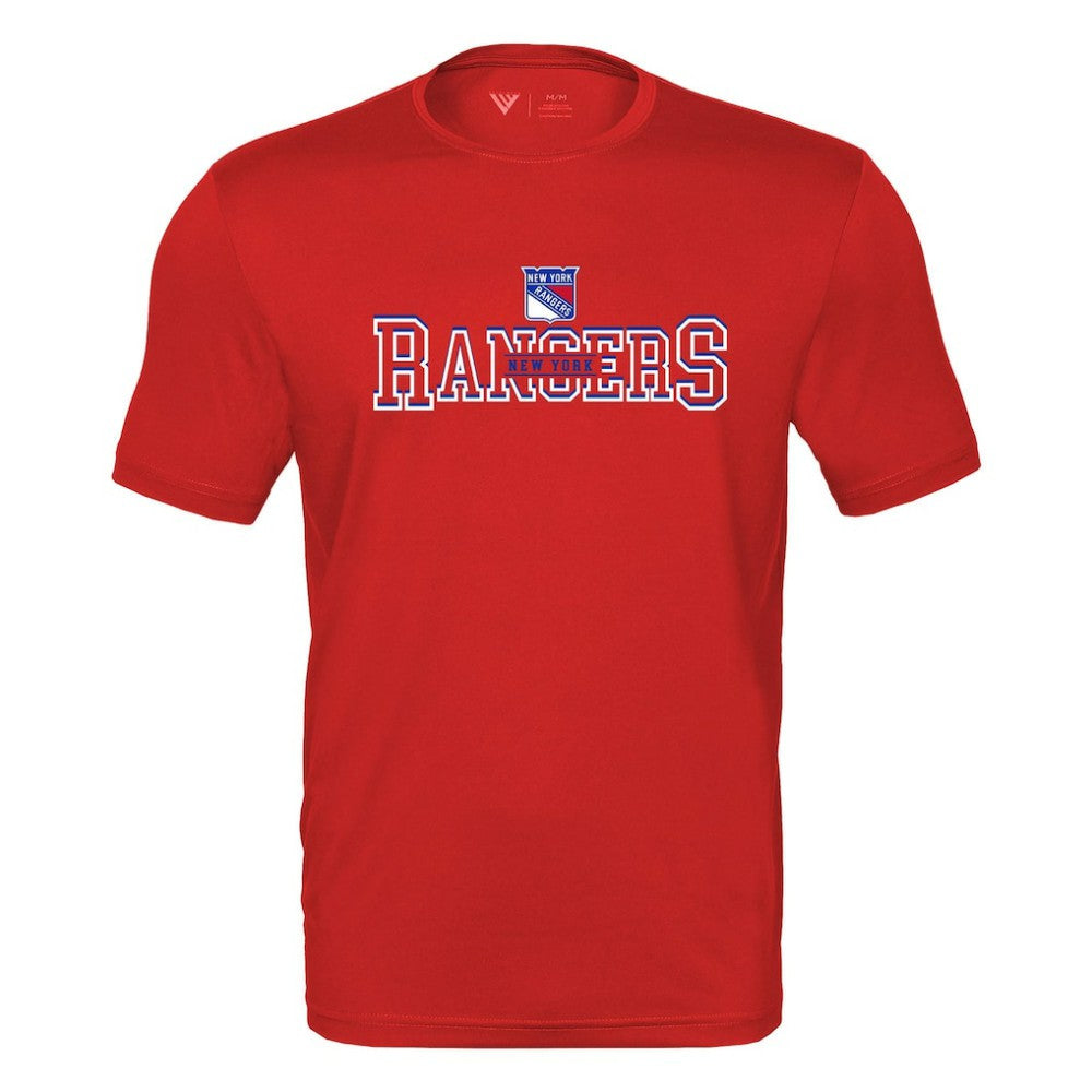 New York Rangers Levelwear Anthem Journey Performance T-Shirt Red