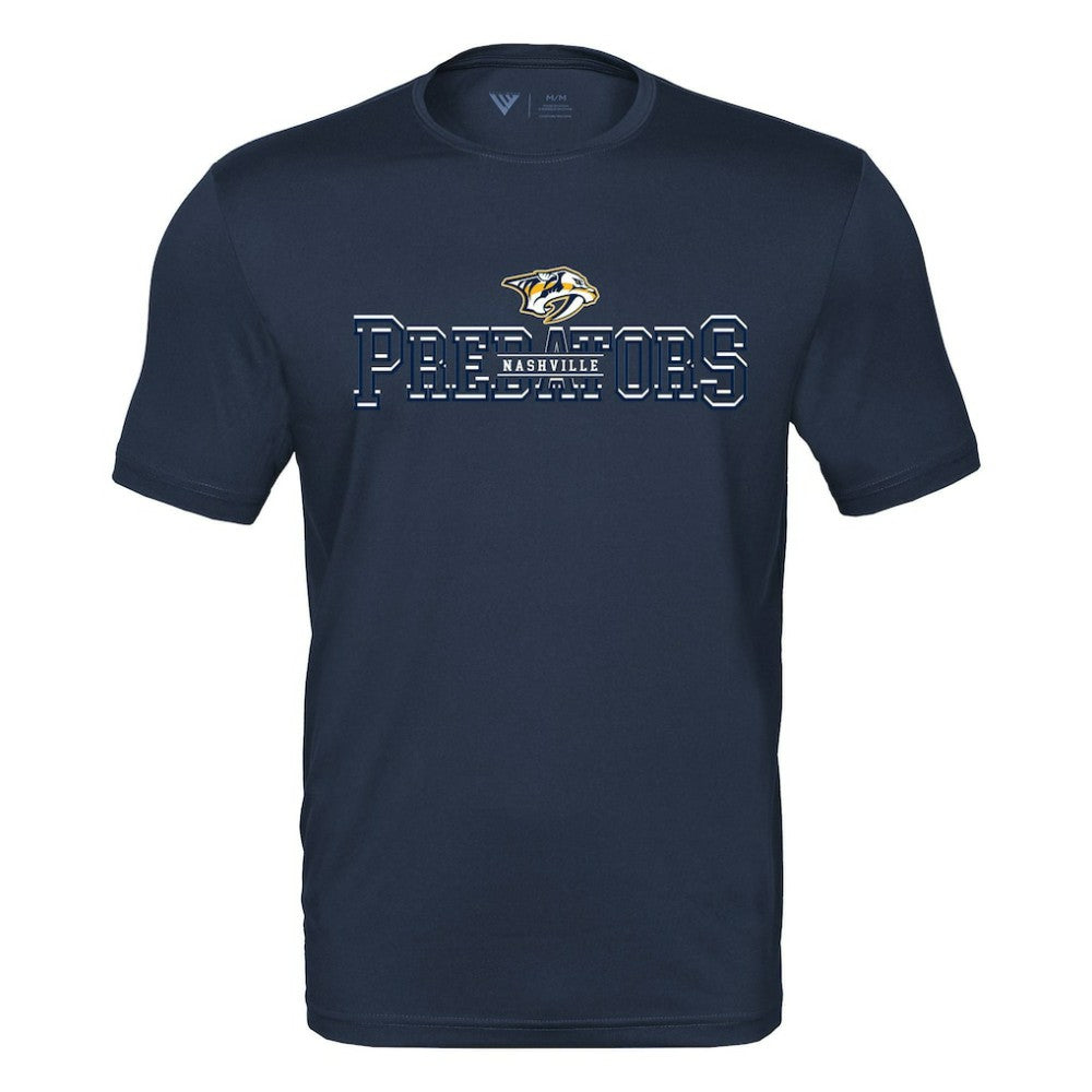 Nashville Predators Levelwear Anthem Journey Performance T-Shirt Navy