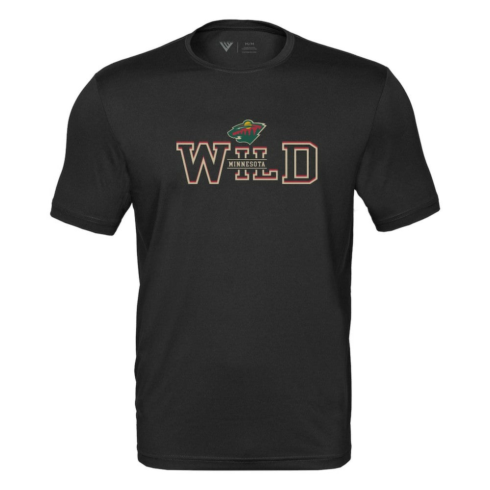 Minnesota Wild Levelwear Anthem Journey Performance T-Shirt Black