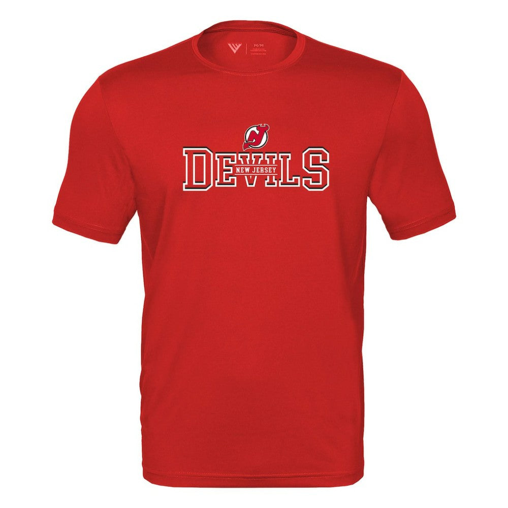 New Jersey Devils Levelwear Anthem Journey Performance T-Shirt Red