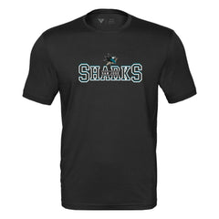 San Jose Sharks Levelwear Anthem Journey Performance T-Shirt Black