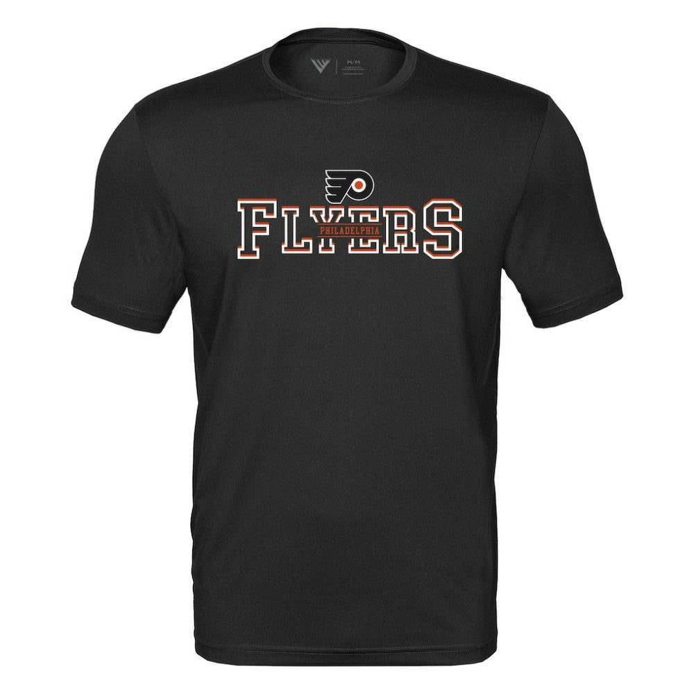 Philadelphia Flyers Levelwear Anthem Journey Performance T-Shirt Black