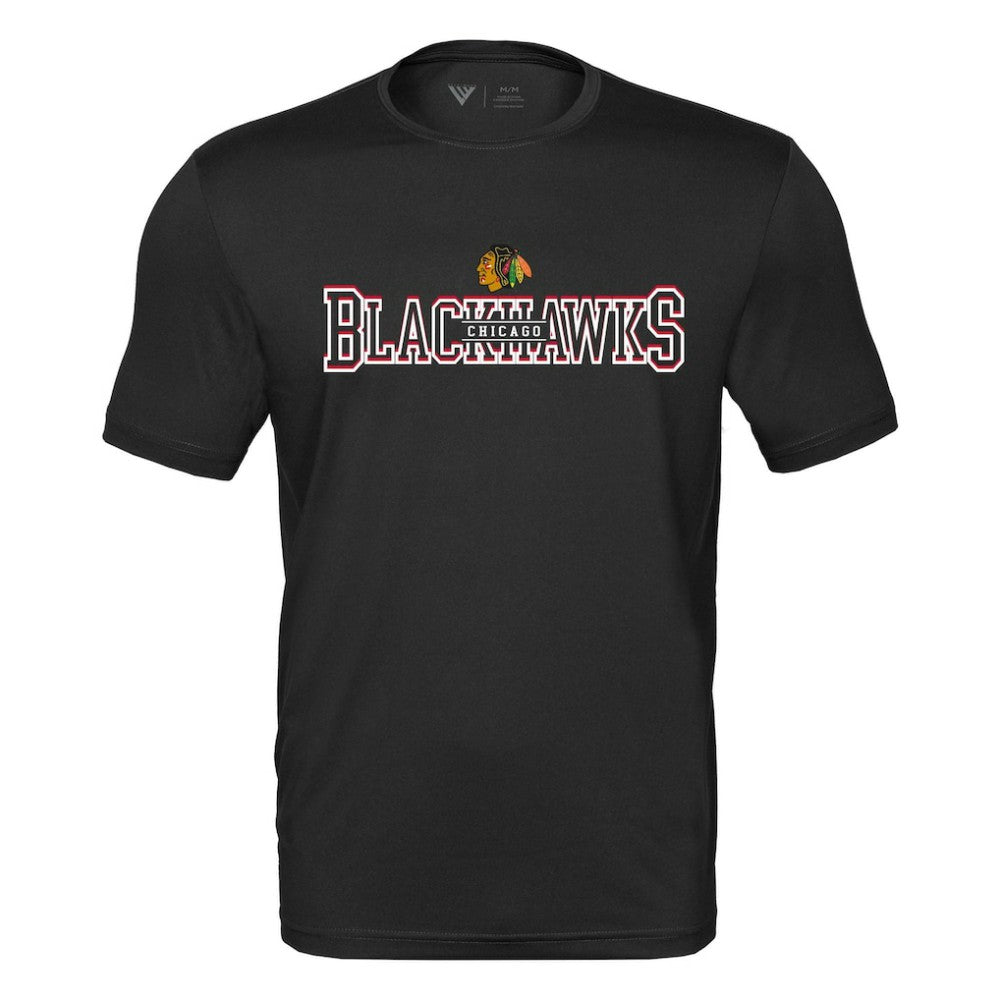 Chicago Blackhawks Levelwear Anthem Journey Performance T-Shirt Black