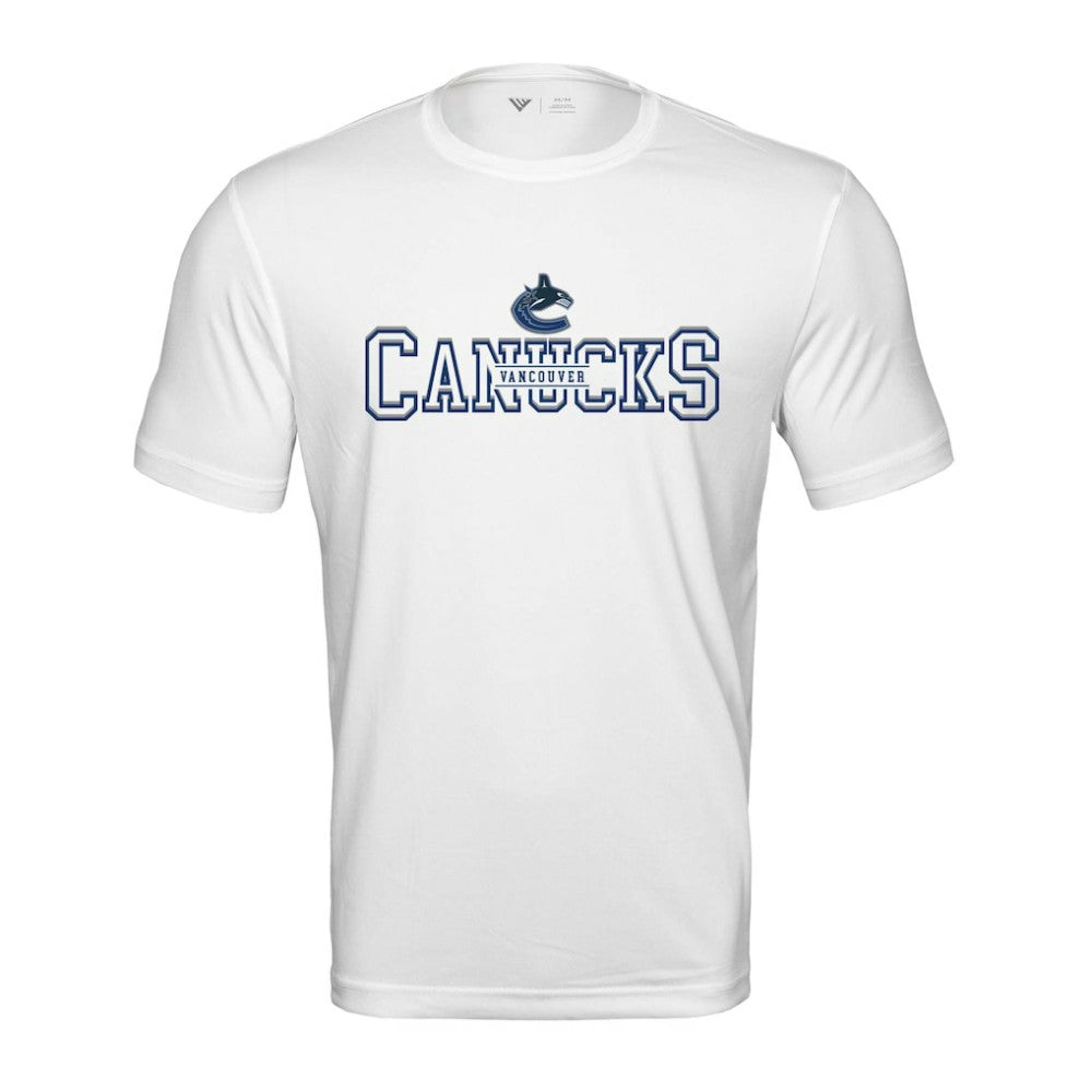 Vancouver Canucks Levelwear Anthem Journey Performance T-Shirt White