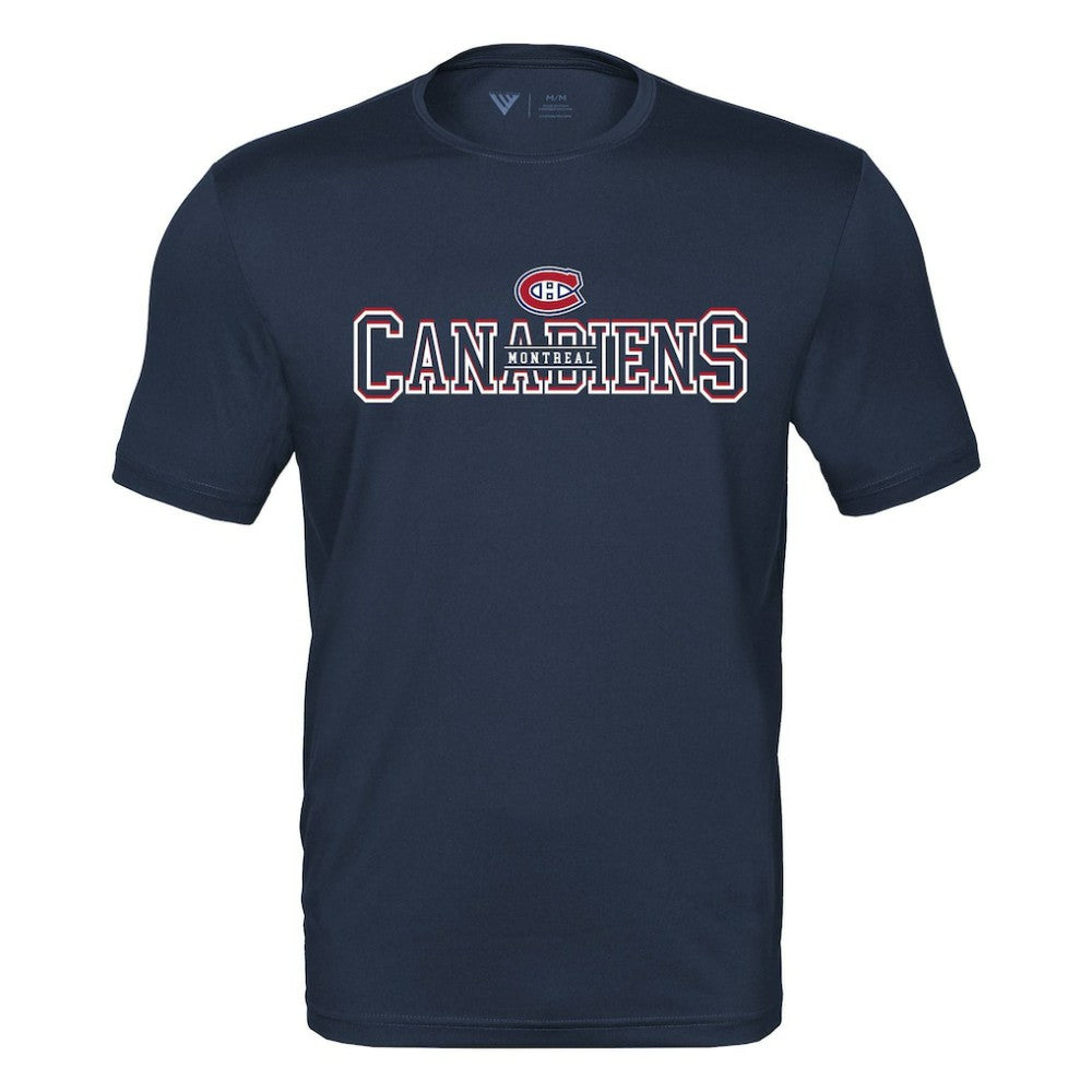 Montreal Canadiens Levelwear Anthem Journey Performance T-Shirt Navy