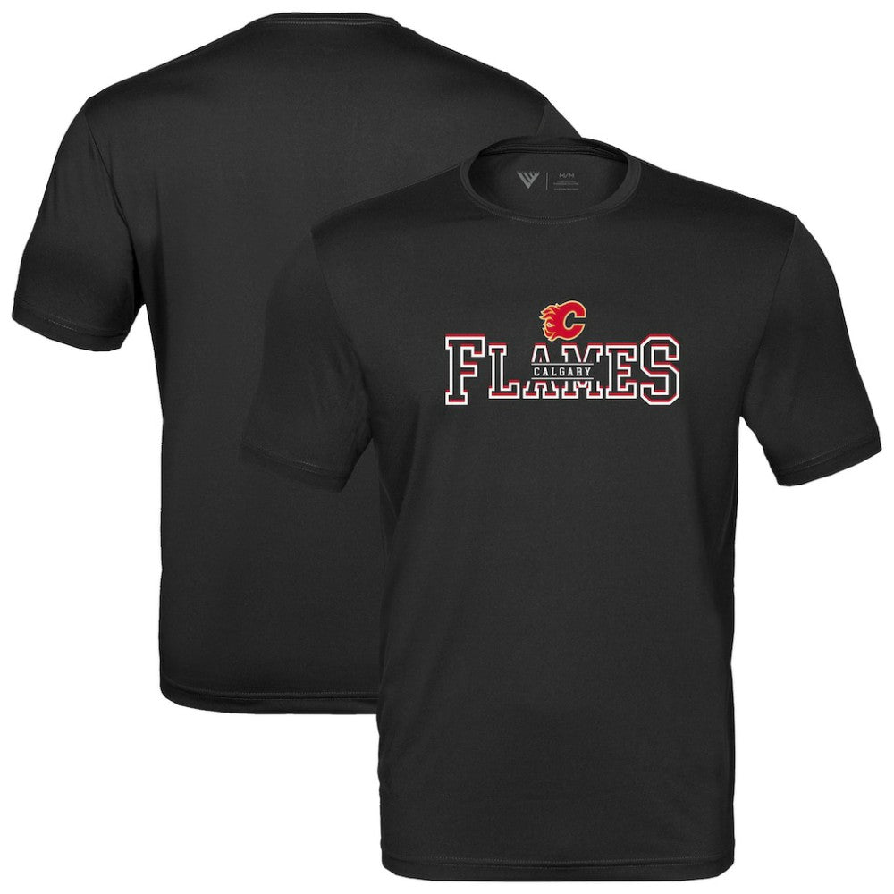 Calgary Flames Levelwear Anthem Journey Performance T-Shirt Black