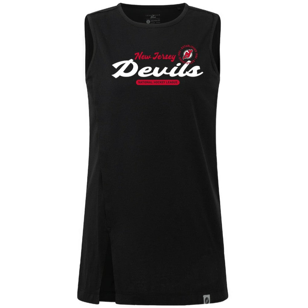 New Jersey Devils Levelwear Women's Influx Monument Tank Top Black