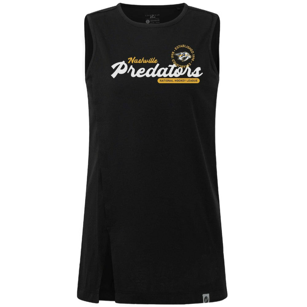 Nashville Predators Levelwear Women's Influx Monument Tank Top Black