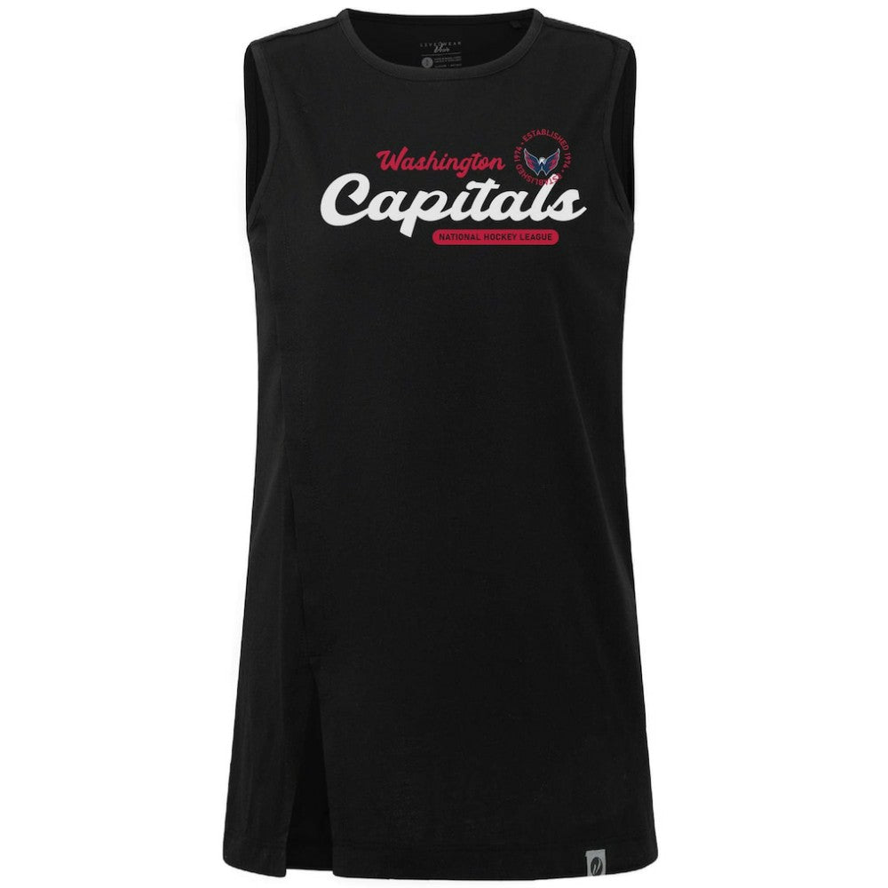 Washington Capitals Levelwear Women's Influx Monument Tank Top Black
