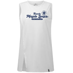 Toronto Maple Leafs Levelwear Women's Influx Monument Tank Top White