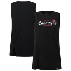 Montreal Canadiens Levelwear Women's Influx Monument Tank Top Black