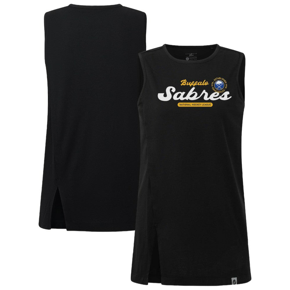 Buffalo Sabres Levelwear Women's Influx Monument Tank Top Black