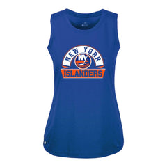 New York Islanders Levelwear Women's Macy Banner Arch Tank Top Royal